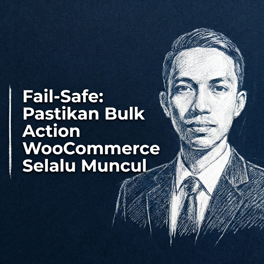 Fail-Safe: Pastikan Bulk Action WooCommerce Selalu Muncul untuk Shop Manager